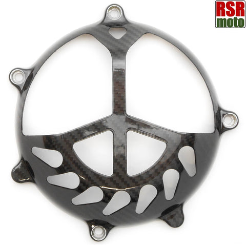 Ducati 100%  Carbon Trocken Kupplungsdeckel Clutch Cover 